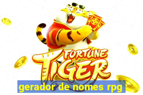 gerador de nomes rpg